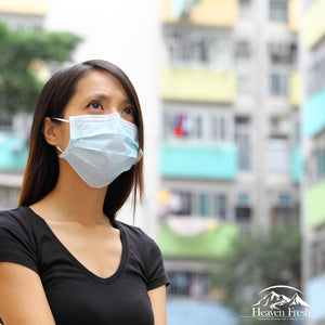 Heaven Fresh FDA Approved Disposable Face Mask Set of 50 for Respiratory Droplet Prevention - Heavenfresh